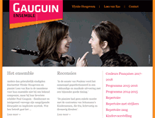 Tablet Screenshot of gauguinensemble.com